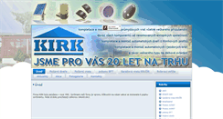 Desktop Screenshot of kirk.cz